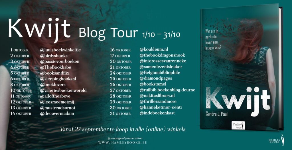 BlogTour Kwijt Sandra J Paul